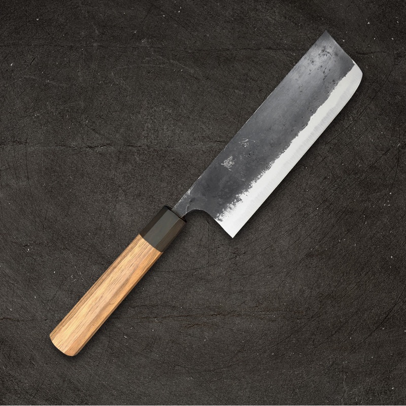 Ishizuchi Blue #2 Kurouchi Nakiri 165mm (6.5")