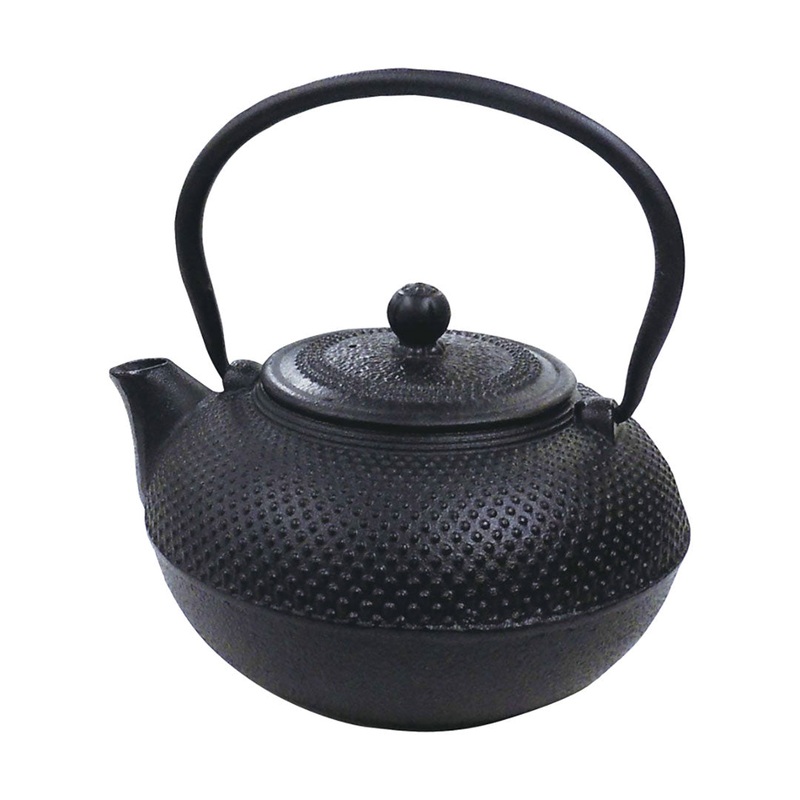 Kiraku Arare Textured Cast Iron Kettle Tetsubin 33.8 fl oz