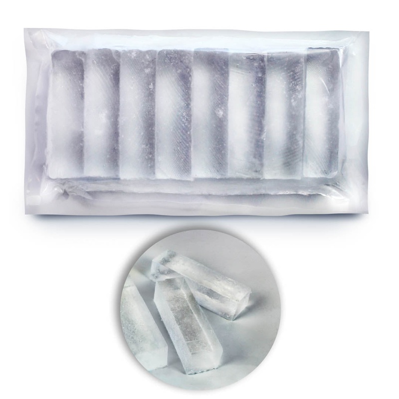 Kuramoto Japanese Premium Clear Ice Stick AM 1.4"x1.4"x4.9" (2.49 lbs)