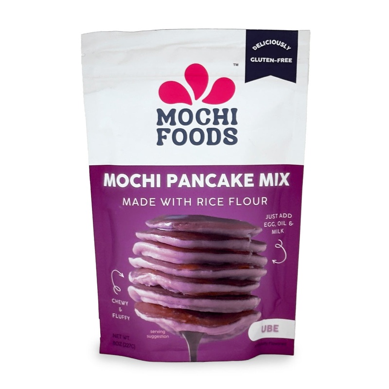 Mochi Foods Rice Flour Pancake Mix - Ube, Gluten Free 8 oz (227g)