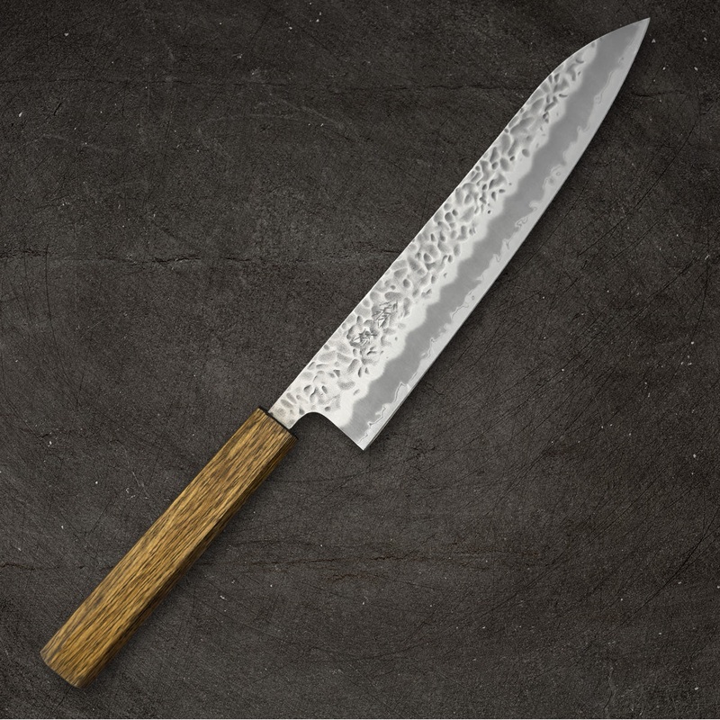 OUL White #1 Gyuto 240mm (9.4") Hammered (Tsuchime)