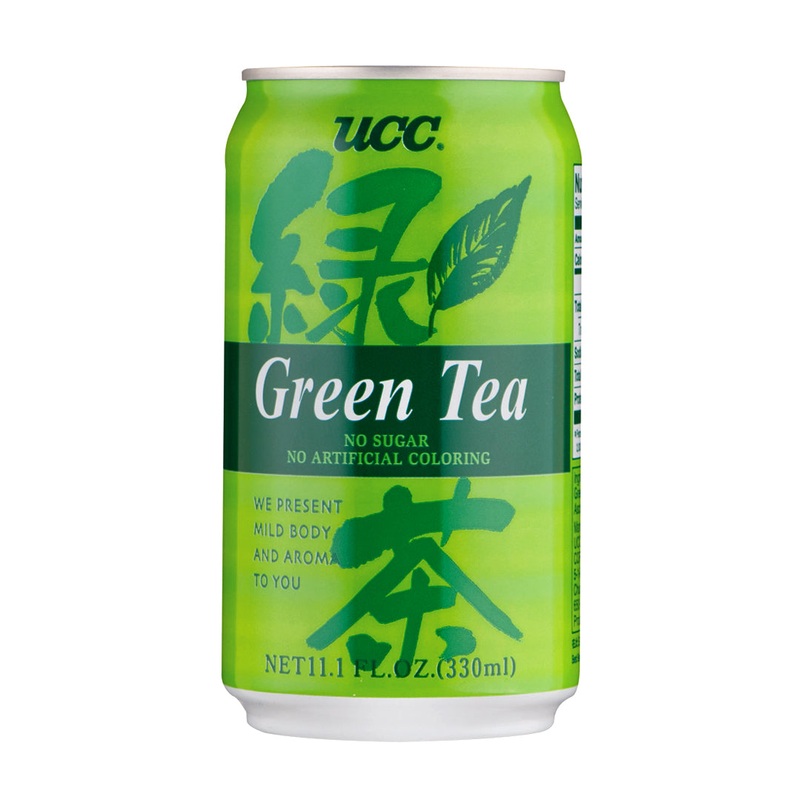 UCC Green Tea 11.1 fl oz (330ml) x 24 cans