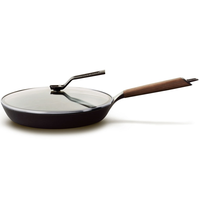 Vermicular Cast Iron Enameled Frying Pan 11" (28cm) with Lid