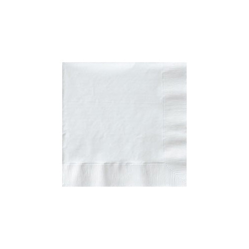 White Beverage Napkin 1 Ply (4000/case)