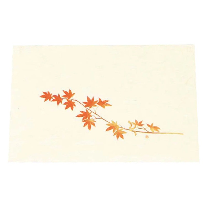 Artec Washi Paper Cream Placemat Momiji 100 pcs