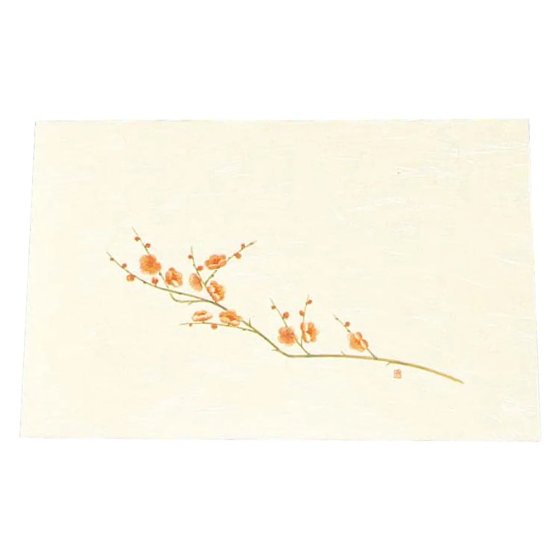 Artec Washi Paper Cream Placemat Ume 100 pcs