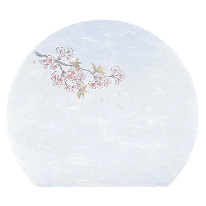 Artec Washi Paper Half Moon Placemat Sakura 100 pcs