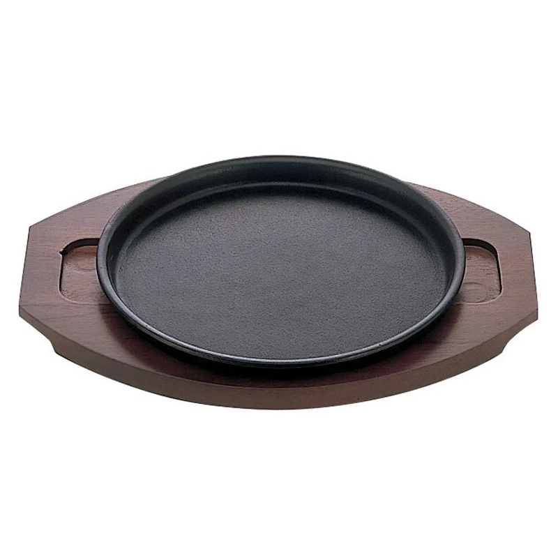 Ikenaga Cast Iron Sizzler Platter for Fried Noodles