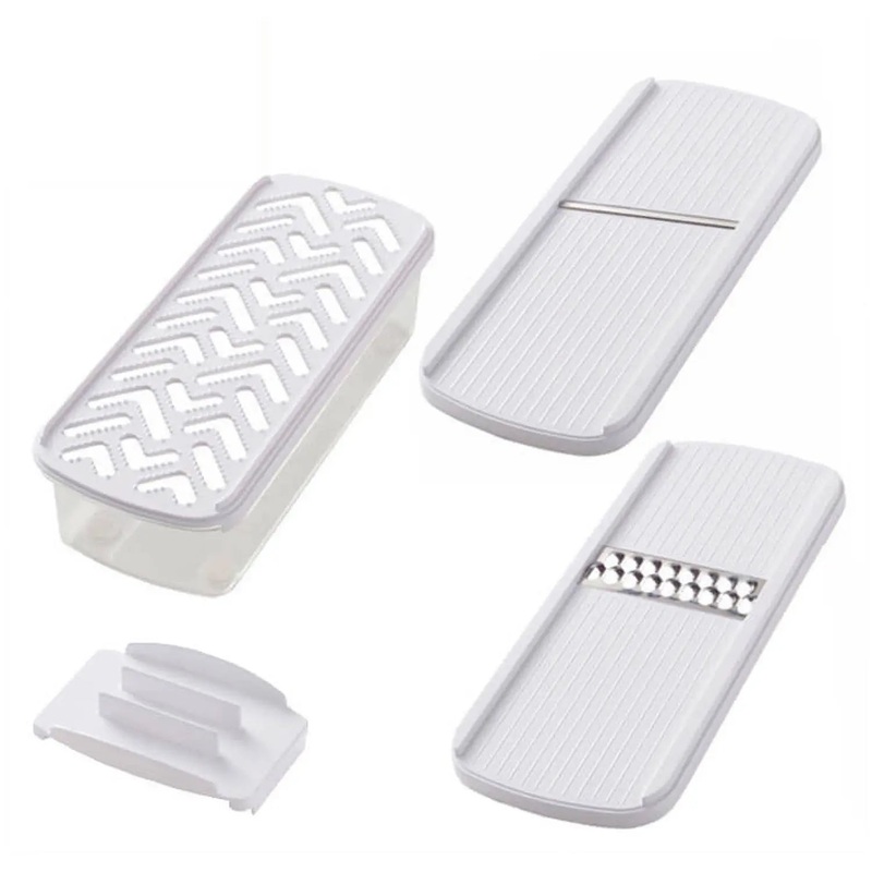 Kai Stainless Steel Multi-Function Mandoline Slicer 3 Pieces Set