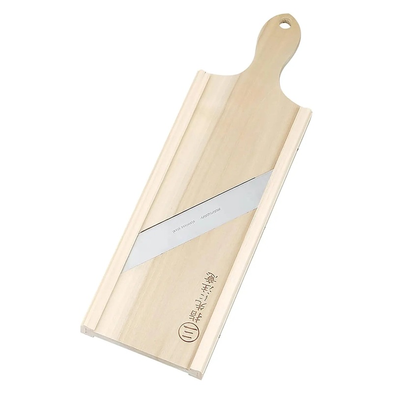 Oyanagi Sangyou Natural Wood Mandoline Slicer