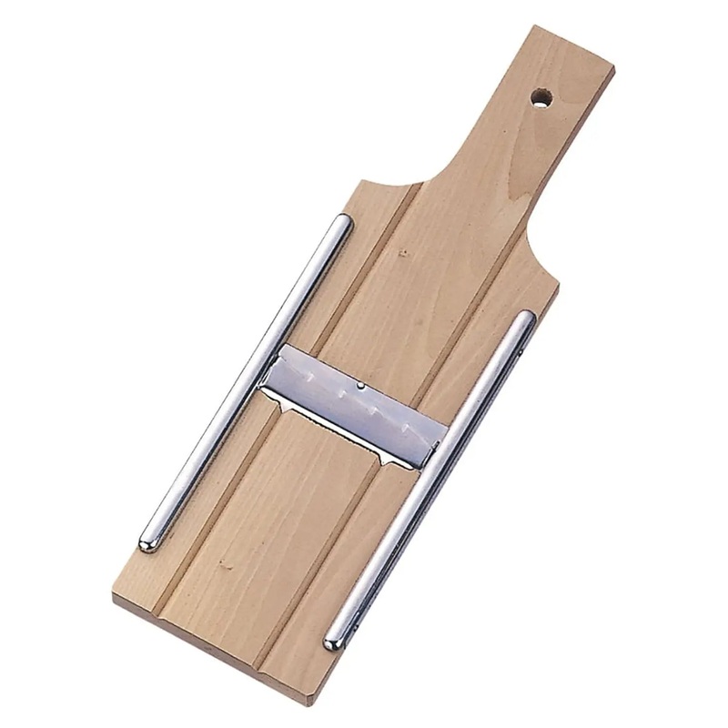 Oyanagi Sangyou Natural Wood Mandoline Slicer for Tanzakugiri