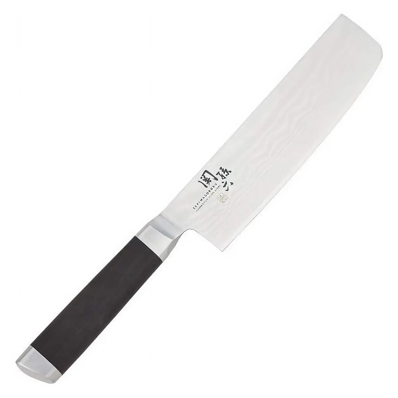 Seki Magoroku Damascus Stainless Steel Nakiri Knife