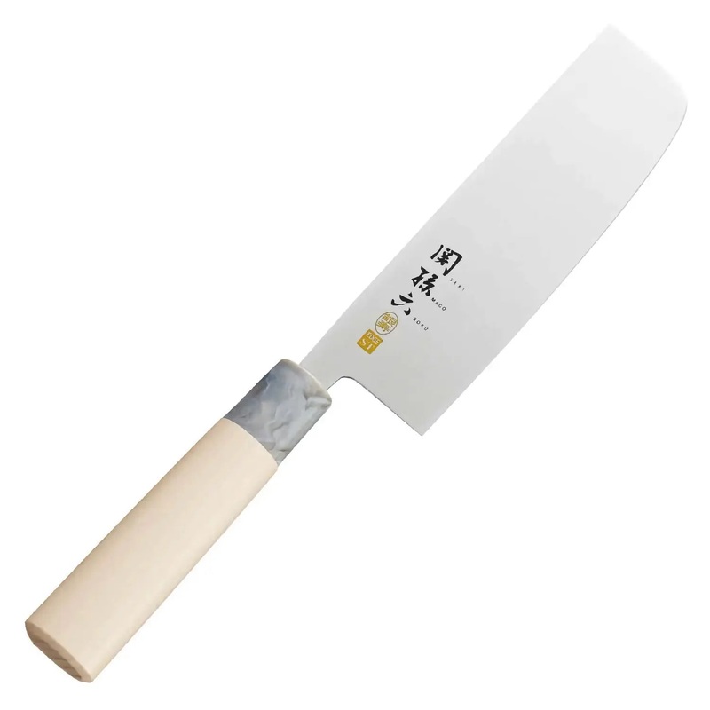 Seki Magoroku Ginju ST Stainless Steel Nakiri Knife