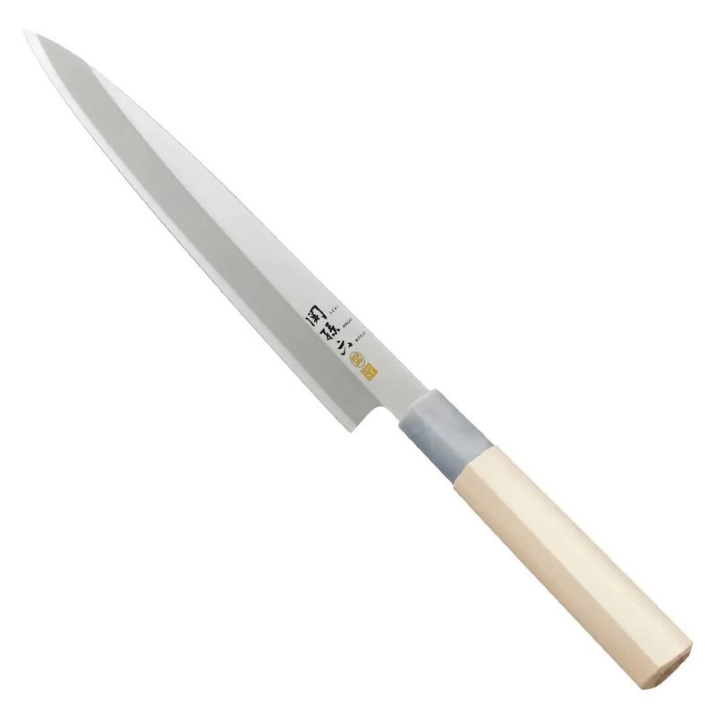 Seki Magoroku Ginju ST Stainless Steel Sashimi Yanagiba Knife for Left-Handed