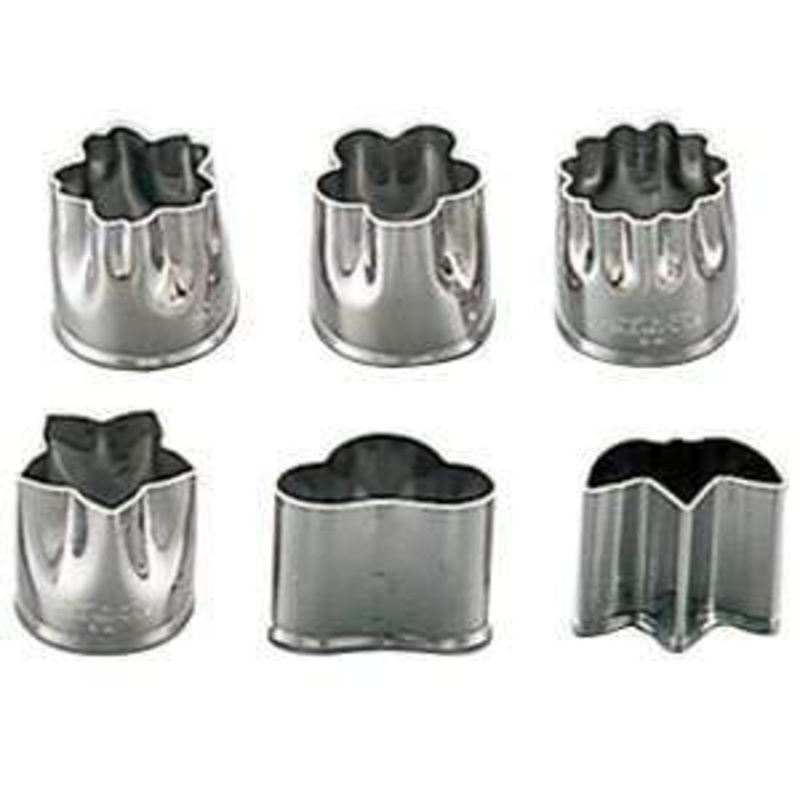 Shimotori Stainless Steel Flowers Cookie Cutters (Small) (Set of 6)