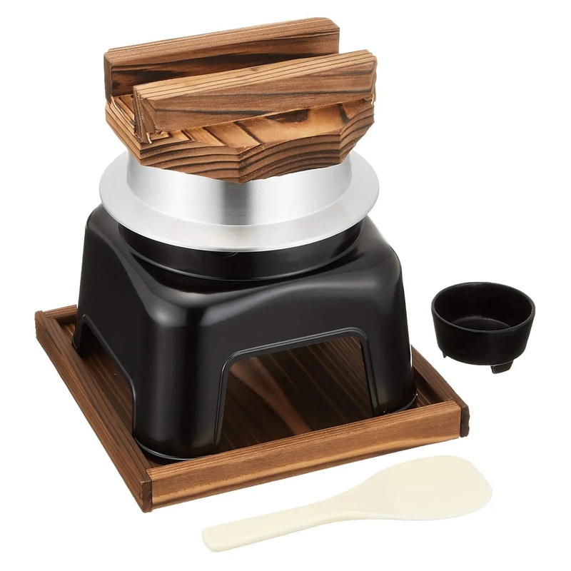 TKG Die-Cast Aluminum Fluorinated Coating Kamameshi Pot Set for 1-Go