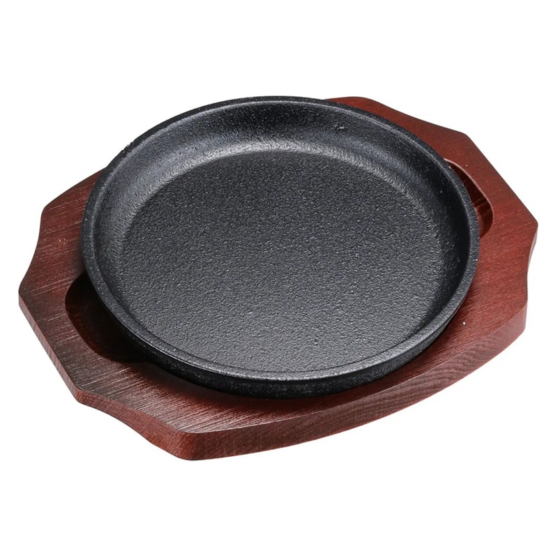 Tokiwa Cast Iron Round Sizzler Platter