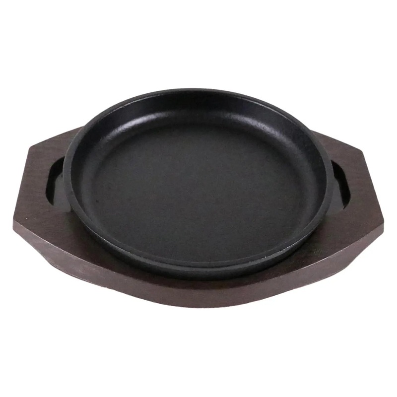 Chubu Cast Iron Round Sizzler Platter