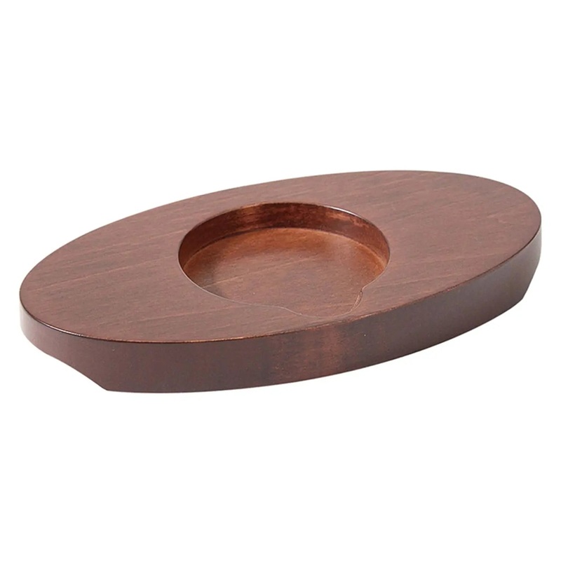 EBM Oval Wooden Base for Grilling Stone