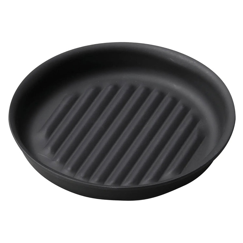 MIN Cast Iron Round Sizzler Platter Grill