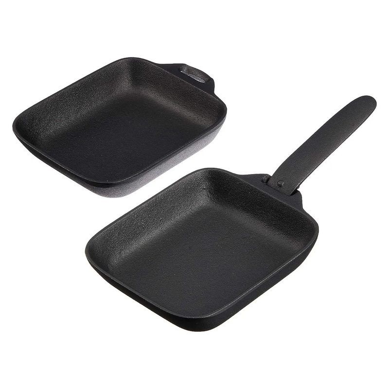 Oigen Cast Iron Sizzler Platter 2 pcs