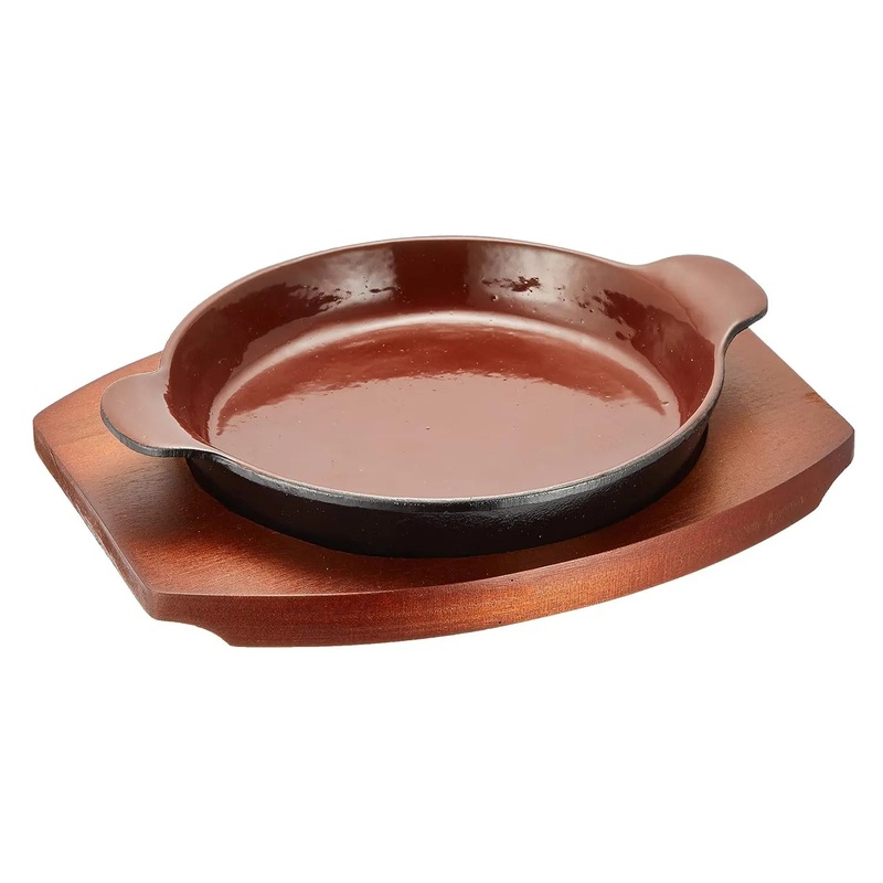 Sanwa Seiki Cast Iron Round Au Gratin Dish