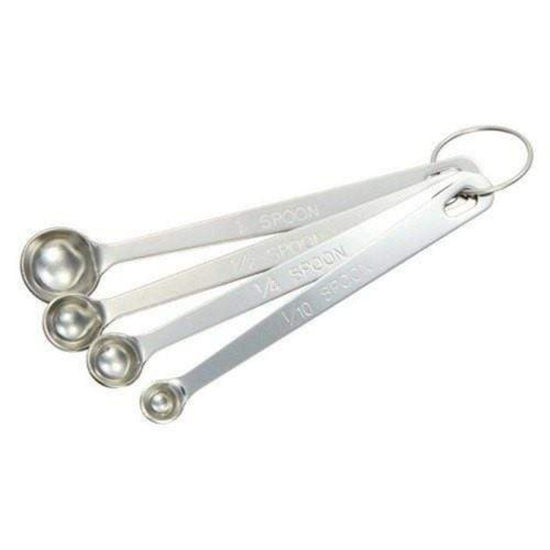 Wadasuke Extra Thick Stainless Steel 4-Piece Measuring Spoon Set