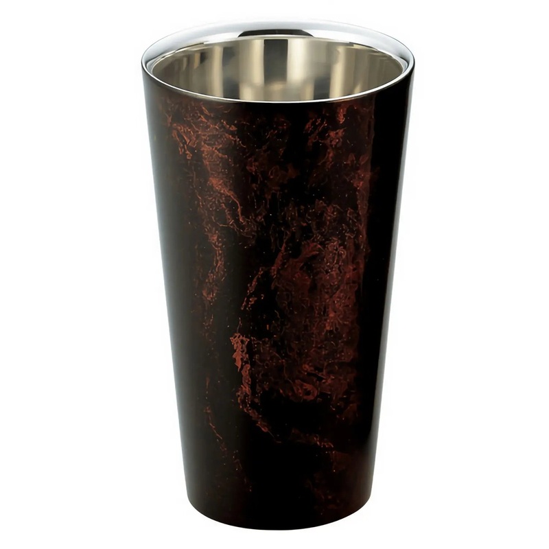 Asahi Stainless Steel Double-Wall Beer Glass 250ml
