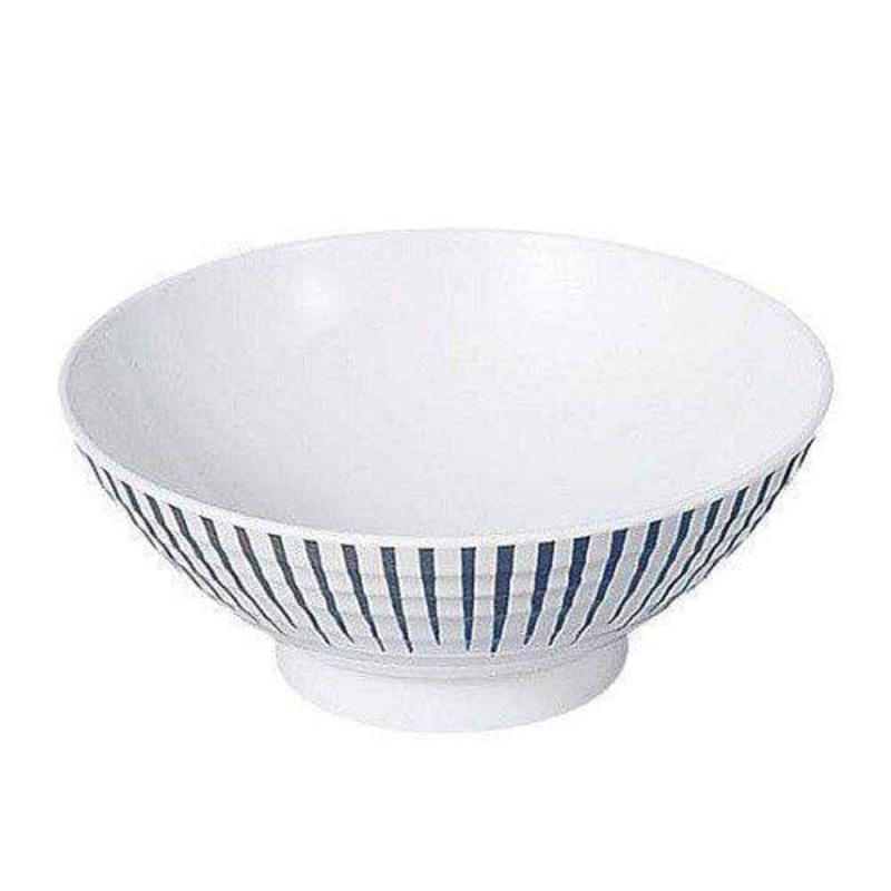 Entec Tokusa Pattern Melamine Udon Noodle Bowl 700ml