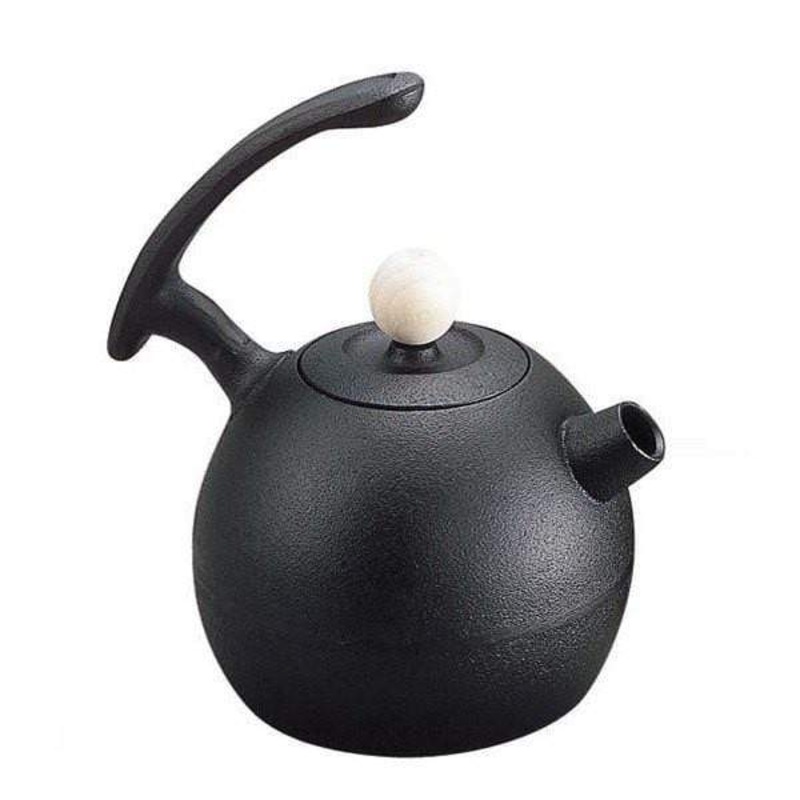 Ikenaga Cast Iron Contemporary Design Round Tetsubin Kettle