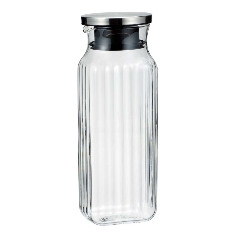 Iwaki Heat Resistant Glass Square Jug