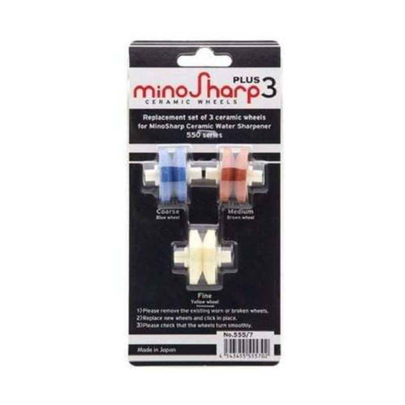 MinoSharp Replacement Wheels for Water Sharpener 550