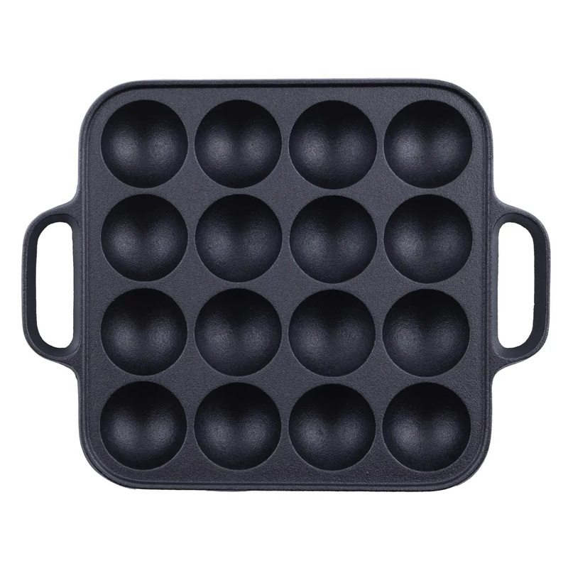 Seieido Cast Iron Takoyaki Pan 16-Ball