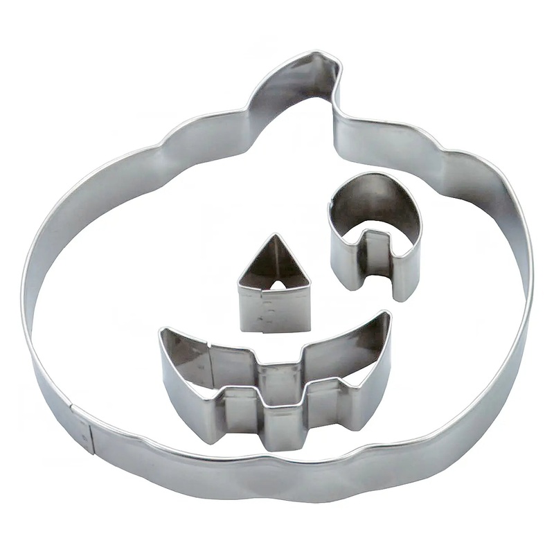 Tigercrown Cake Land Stainless Steel Cookie Cutter Halloween Pumpkin 4pcs