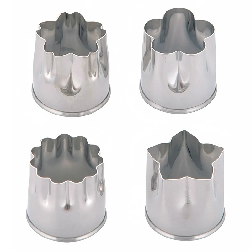 Shimotori Stainless Steel Cookie Cutter 4 pcs