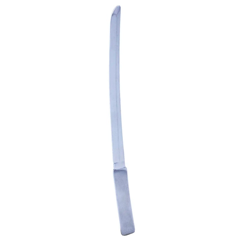 Takeda Hand Polished Japanese Sword Katana Shaped Stainless Steel Pastry Pick 12cm