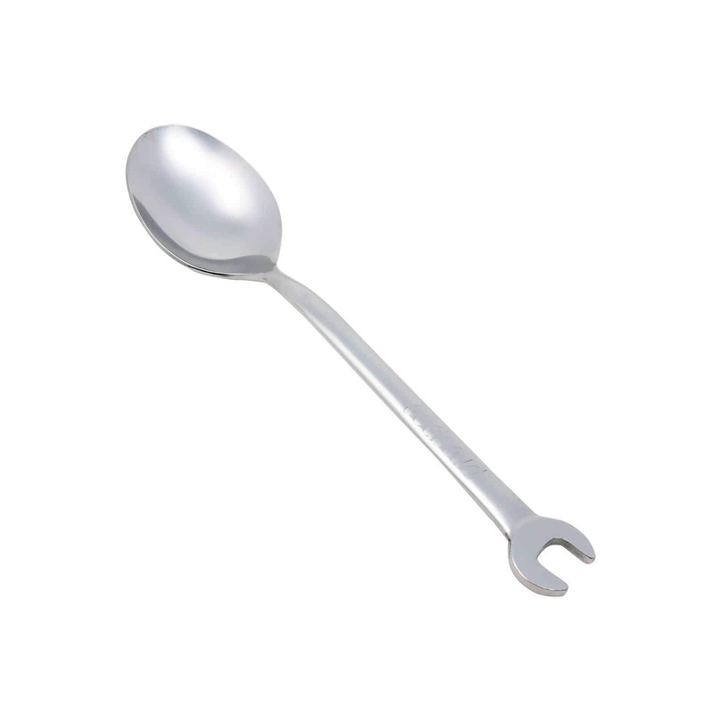 Takeda Spanner Wrench Shaped Stainless Steel Spoon Mirror Finish