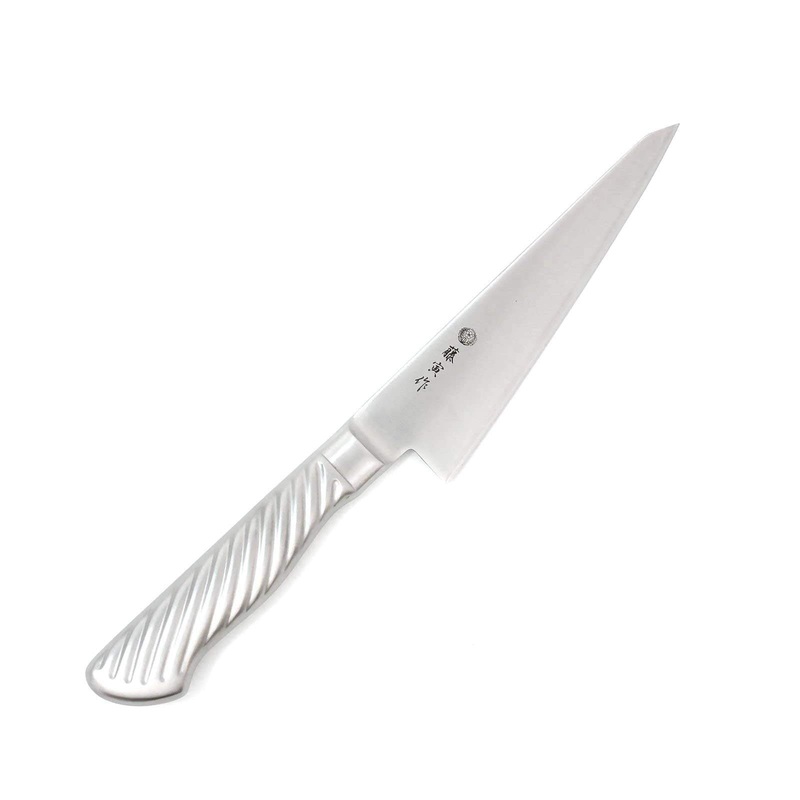 Tojiro Fujitora DP 2-Layer Honesuki Knife with Stainless Steel Handle 150mm