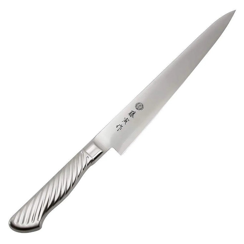 Tojiro Fujitora DP 3-Layer Sujihiki Knife with Stainless Steel Handle