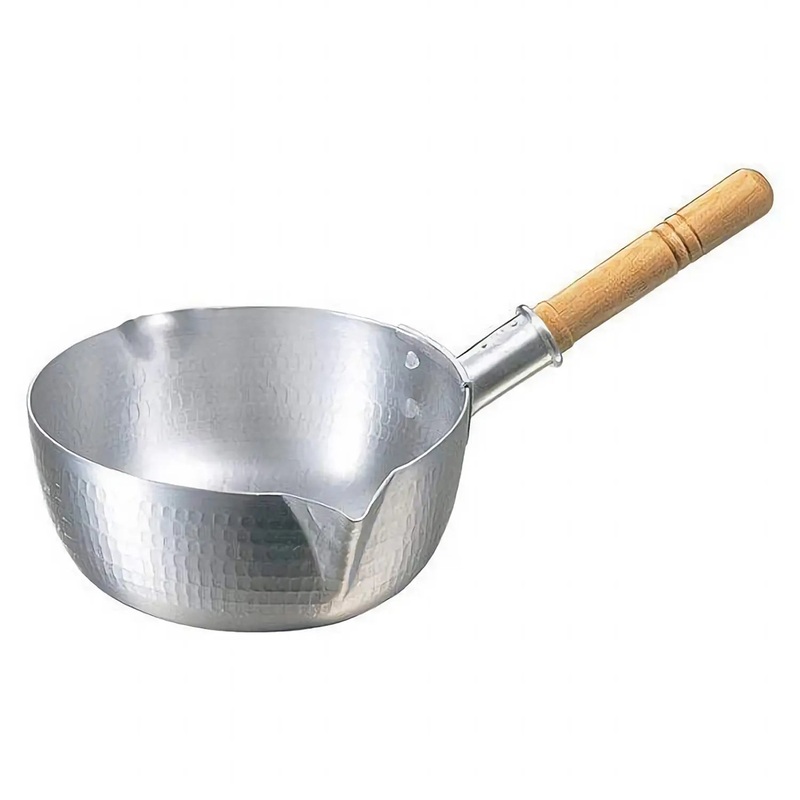 Nakao-Alumi Aluminum Wide Spout Yukihira Saucepan with Scale