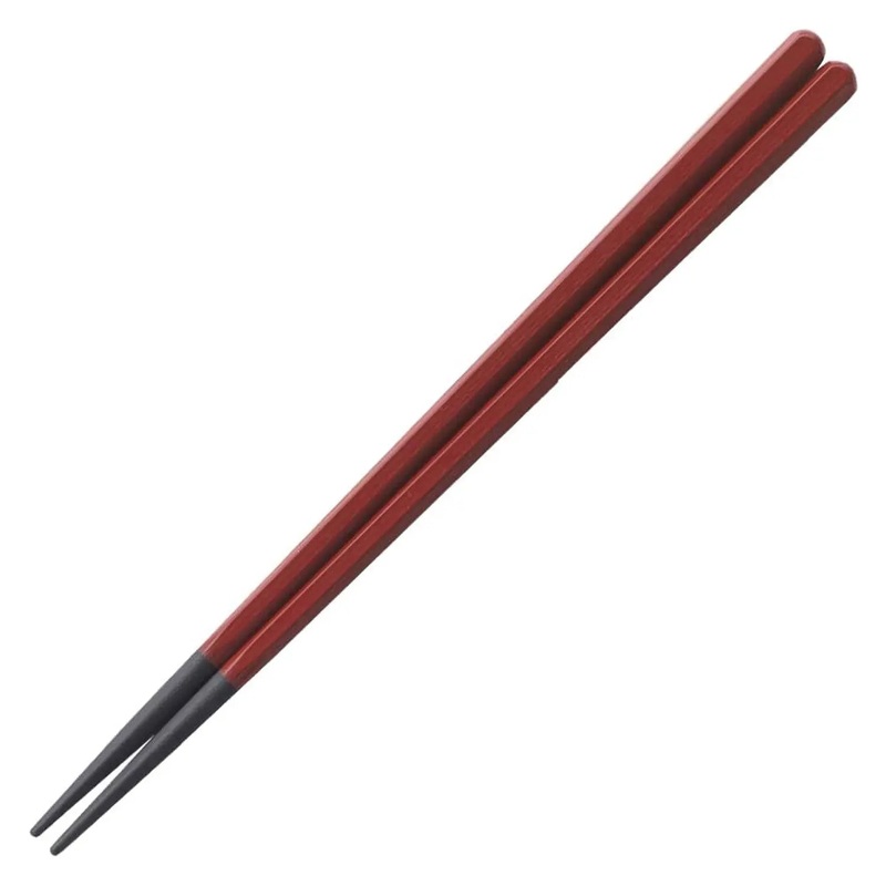 Fukui Craft PBT Resin Hexagonal Wood-Grain Lacquered Non-Slip Chopsticks