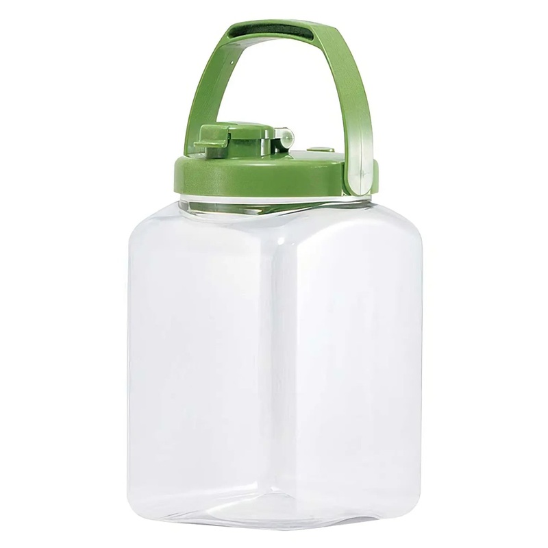 Takeya Polyethylene Terephthalate Square Fruit Liquor Bottle