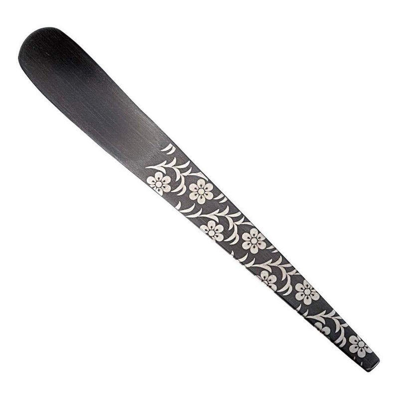 Todai Rikyu Black Coffee Stirrer Stick Karahana Karakusa