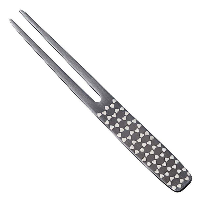 Todai Rikyu Black Pick Fork Kanzashi Hanakagome