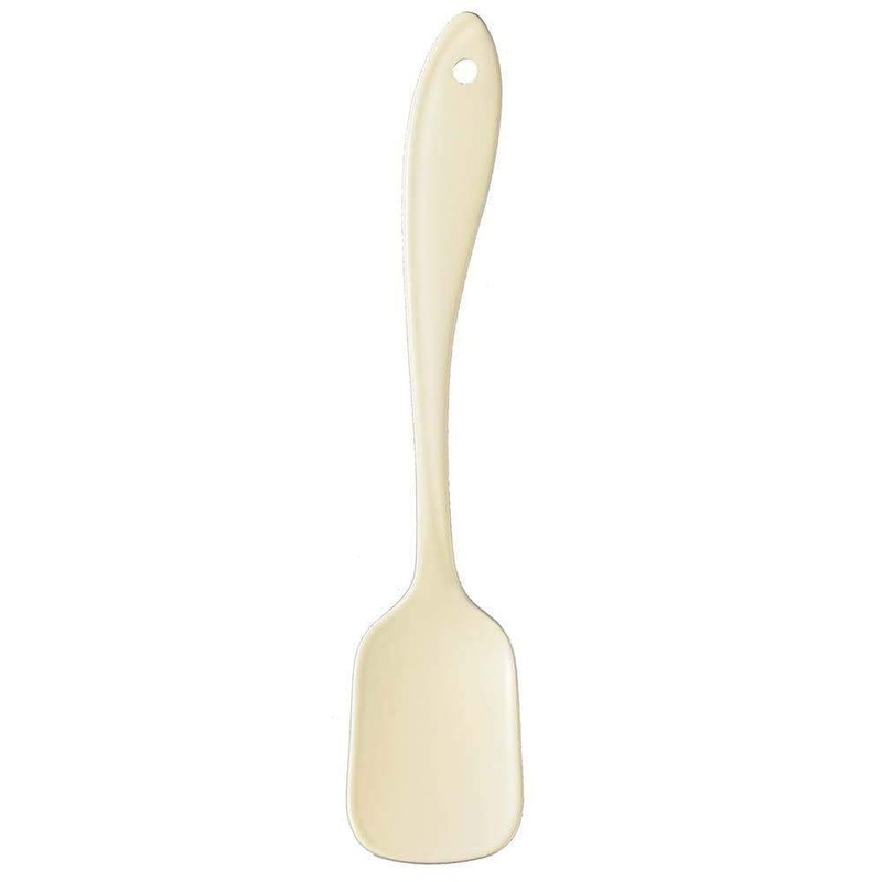 Wada Leaf Enameled Cutlery Ice Cream Spoon Ivory