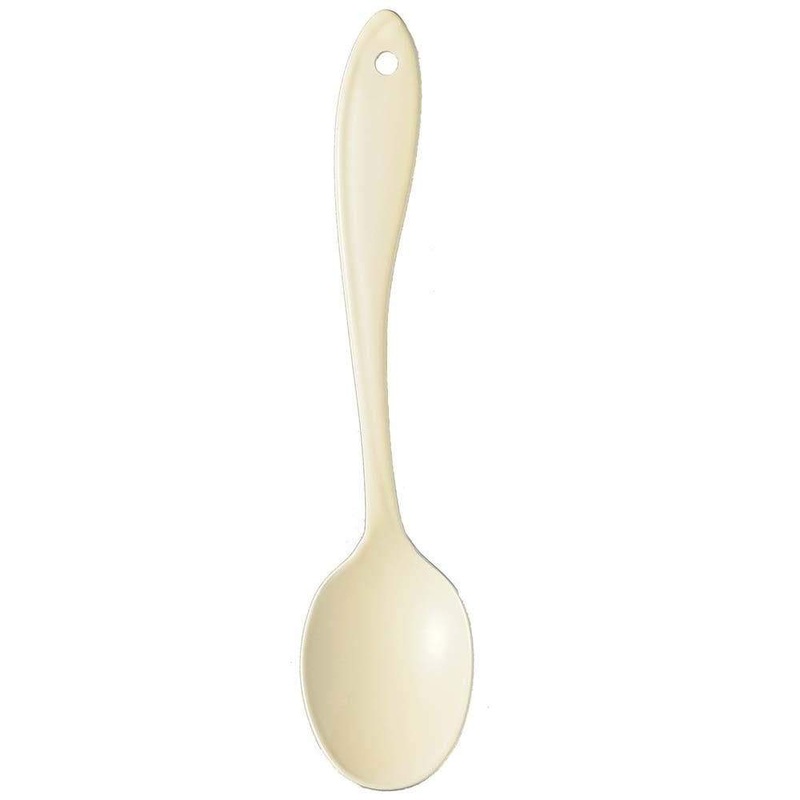Wada Leaf Enameled Cutlery Tea Spoon Ivory