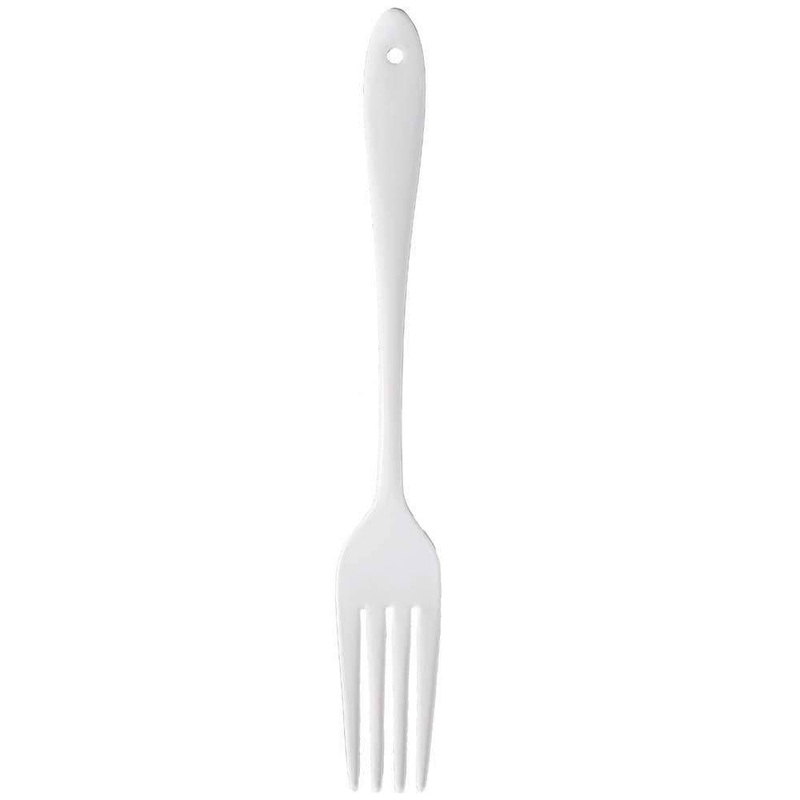 Wada Napoli Enameled Cutlery Dessert Fork White