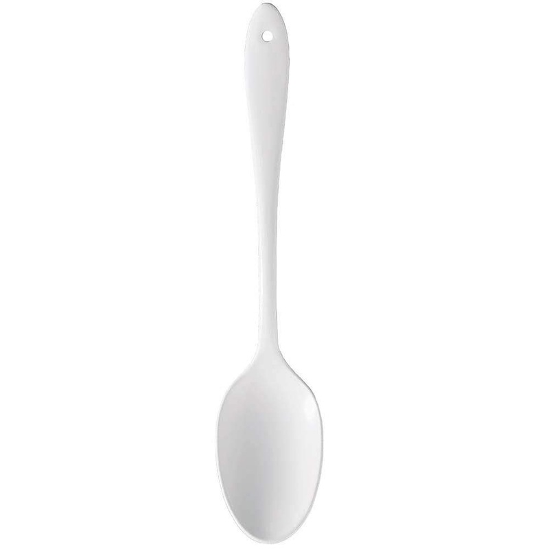 Wada Napoli Enameled Cutlery Dessert Spoon White