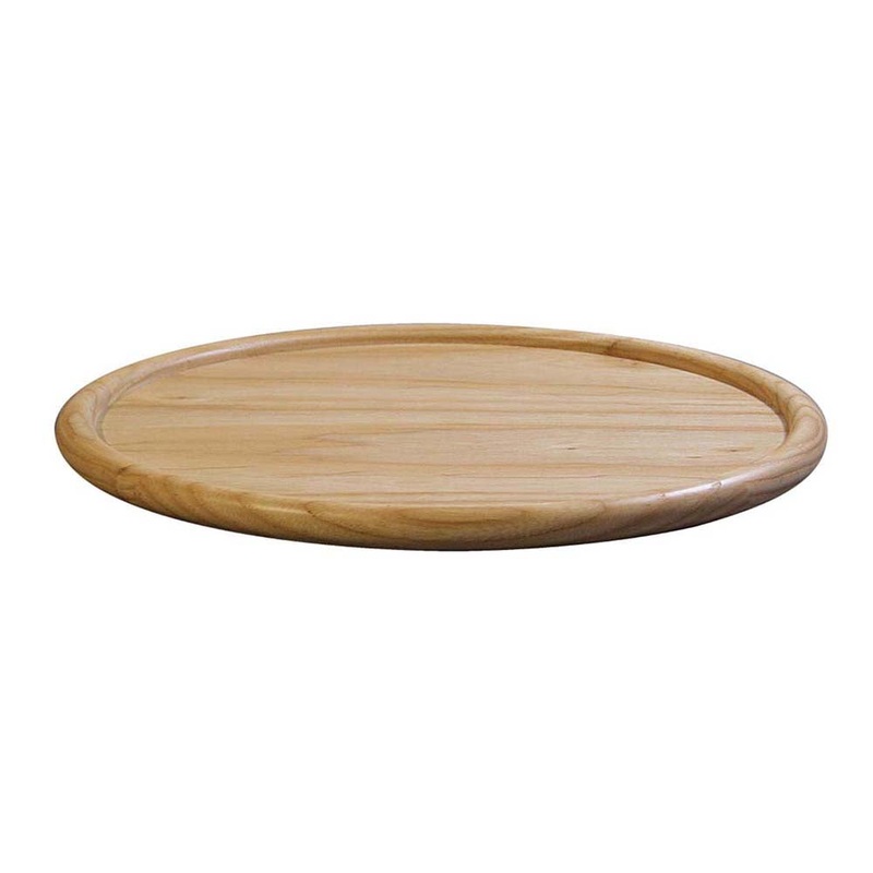 La Luz Kijihiki White Ash Round Tray