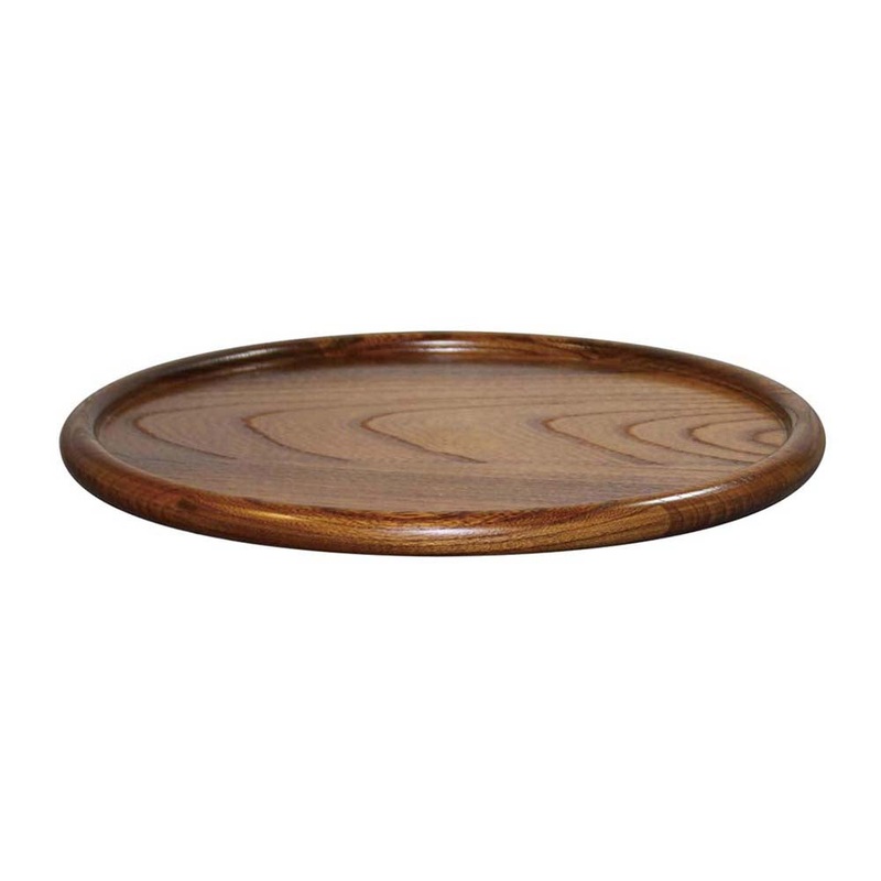 La Luz Kijihiki Zelkova Round Tray